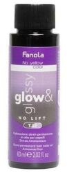 Fanola Vopsea de Par Demi-permanenta Toner Anti-Galben Violet Natural - No Yellow Glow&Glossy T. 02 Natural Violet 60ml - Fanola