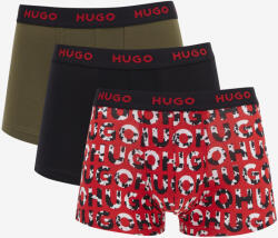 HUGO Triplet Design Boxeri, 3 bucăți HUGO | Negru | Bărbați | S