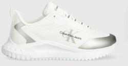 Calvin Klein sportcipő EVA RUNNER LOW LACE MIX ML WN fekete, YW0YW01442 - fehér Női 42