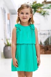 Mayoral gyerek ruha zöld, mini, harang alakú - türkiz 122 - answear - 20 990 Ft