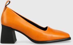 Vagabond Shoemakers bőr flip-flop HEDDA narancssárga, magassarkú, 5303.101. 44 - narancssárga Női 37