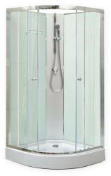 Leziter Marco White II 80x80 cm zuhanykabin zuhanytálcával