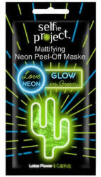  Masca exfolianta matifianta Cactus Neon Glow in Green, 10 ml, Selfie Project Masca de fata