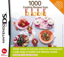 Nintendo 1000 Cooking Recipes from ELLE A Table (NDS)
