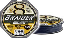 KONGER braider x8 black 0.16/150m (250148016) - nextfish