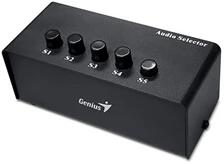 GENIUS RS2 5 portos fekete audio switch (31720015100) - bestbyte