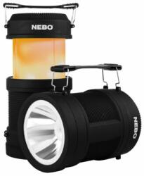 NEBO NEB-LTN-6555-G Big Poppy, PowerBank és lámpás, 300 lm, lámpás és reflektor, 3 funkció, dimmerelhető, 2600 mAh (NEB-LTN-6555-G) - kontaktor
