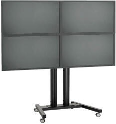 Vogel's Stand Videowall Vogel`s 2x2 Black (Stand_Videowall_combo_2x2_mobil)