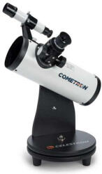 Celestron Telescop FirstScope Cometron Celestron, 76 mm, marire 140x, Negru/Alb (21023)