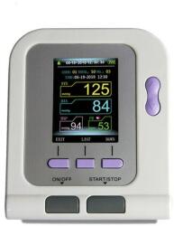  Vérnyomásmérő gép, ABS, szoftverelemzés, fiziológiai riasztás, három mandzsetta üzemmód, LCD kijelző, fehér