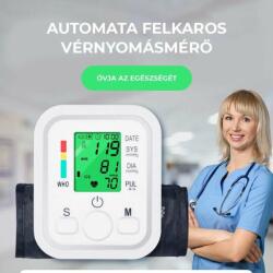 SilverHome Jziki® felkaros digitális automata vérnyomásmérő WHO skálával (var278/210)