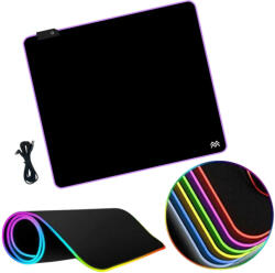 LVN System - Accessories Gamer RGB egérpad világítással 45x40cm csúszásmentes asztali alátét könyöklő LVN System LV9292 (LV9292)