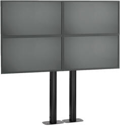 Vogel's Stand VideoWALL Vogel's cu baza fixa montat pe podea 2x2, maxim 30 de kgr per display, maxim 50 inchi per display (Stand_Videowall_combo_2x2_podea)