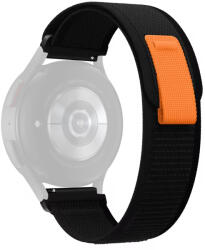 Ricardo Curea Quick Release 22 mm, nailon, negru, velcro (Garmin Venu 3, Forerunner 265, Vívoactive 4 etc. )