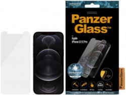 Panzer Folie protectie din sticla securizata PanzerGlass Standard Fit Super + pentru iPhone 12 / 12 Pro Antibacterian Transparent (5711724827082)