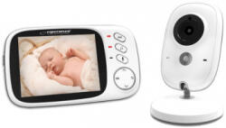 Esperanza Monitor pentru bebelusi cu camera Esperanza EHM002 Termometru Viziune de noapte Ecran LCD Alb (esp-ehm002)