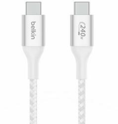 Belkin BoostCharge USB-C to USB-C 240W Cable 2m White - CAB015BT2MWH (CAB015BT2MWH)