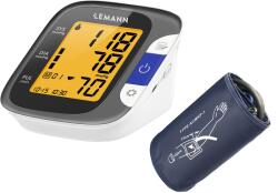 Lemann Oszcillometrikus kar vérnyomásmérő Lemann, LED kijelző, Mandzsetta 22-42 cm, Klinikailag validált, Fekete szín (LMN1000)