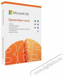 Microsoft 365 Personal (Egyszemélyes verzió) P8 HUN 1 Felhasználó 5 Eszköz 1 év dobozos irodai programcsomag szoftver