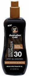 Australian Gold Spray Gél napozáshoz + bronzer SPF30 237ml