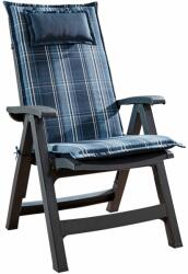 Blumfeldt Donau, pernă, pernă pentru scaun, spătar înalt, pernă scaun de grădină, poliester, 50 × 120 × 6 cm (CPT10_10289435 _) (CPT10_10289435 _)