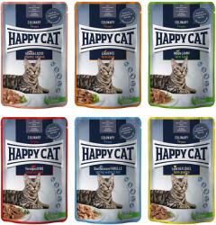 Happy Cat Happy Cat Pachet economic Carne în sos 24 x 85 g - Mix I