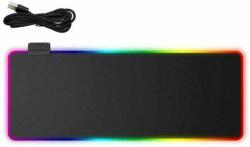 RASURE RS-01 RGB XXL 800x300x3mm RGB világító fekete billentyűzet és egérpad