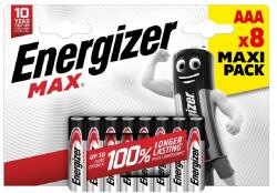 Energizer Elem mikro ENERGIZER "Max" AAA 8 darabos NZAX6O20 (NZAX6O20)