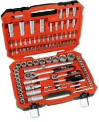 Hillen & Mohr dugókulcs készlet dugó kulcs szett CrV 94db, 18x1/2" , 13x1/4" 25 év garancia 17K094 (17K094)
