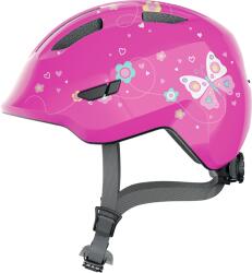 ABUS Smiley 3.0 gyerek kerékpáros sisak - pink pillangós