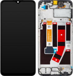 OnePlus Piese si componente Display cu Touchscreen Oppo A77 4G / A57s / Oneplus Nord N20 SE, cu Rama, Negru (Black), Service Pack 4130254 (4130254) - pcone