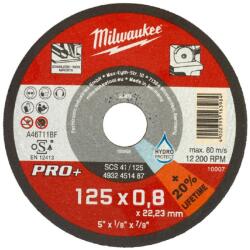 Milwaukee Vágókorong PRO+ 125x0, 8x22, 2mm SC42 (4932498201) (4932498201)