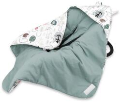 MimiNu by Kieczmerski MimiNu, Arici, sac de dormit pentru scaun auto, caldurosi, 90x90 cm