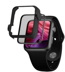 FIXED 3D Full-Cover Apple Watch 44mm edzett üveg kijelzővédő fekete (FIXG3D-434-BK) (FIXG3D-434-BK)