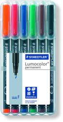 STAEDTLER К-т маркери Staedtler Lumocolor 318 OHP F, 6 цв (21106-А)