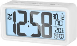 Sencor SDC 2800 W fehér digitális ébresztőóra hőmérővel - granddigital