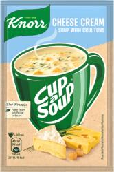 Knorr Cup a Soup instant sajtkrémleves zsemlekockával 22 g - ecofamily