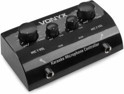 VONYX AV430 karaoke keverő, fekete + VISSZHANG EFFEKT + 2 db Mikrofon