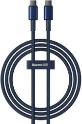 Baseus Cable USB-C to USB-C Baseus Tungsten Gold, 100W, 1m (blue)