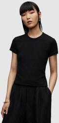 AllSaints tricou din bumbac STEVIE femei, culoarea negru PPYH-TSD1PY_99X