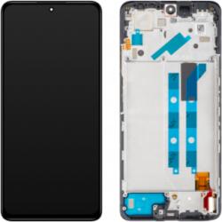 Xiaomi Redmi Note 12 Pro 4G LCD Kijelző+Érintőüveg+Előlap Keret, Grafitszürke (5600010K6A00) Gyári, Service Pack