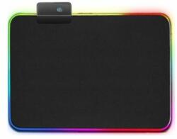 FixPremium - Pad pentru mouse cu RGB iluminare de fundal, 30x25cm, negru