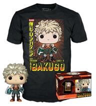 Funko Pop! & Tee : My Hero Academia - Katsuki Bakugo Vinyl Figure T-Shirt XL