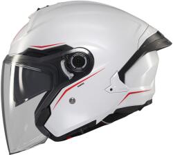 MT Helmets Cască deschisă MT Cosmo SV alb lucios (MT1361000001)