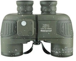 Lookout Nohawk W180750 - távcső: binokulár vízisportokhoz, 7x50, BAK4, beépített iránytű, párabiztos (w180750)