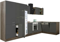 Yorki 370 sarok konyhabútor alsó sütős felülfagyasztós hűtős kivitelben (LS370YAN-SUT-PSZ-FF)