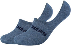 Skechers Șosete Femei 2PPK Mesh Ventilation Footies Socks Skechers albastru 43 / 46