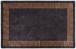 vidaXL fekete és arany csúszásmentes mosható szőnyeg 80 x 150 cm 337928
