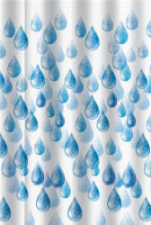 Aquamax Zuhanyfüggöny - WATER DROP - Impregnált textil - 180 x 200 cm