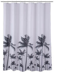 Aquamax Zuhanyfüggöny - PALM TREE - Impregnált textil - 180 x 200 cm